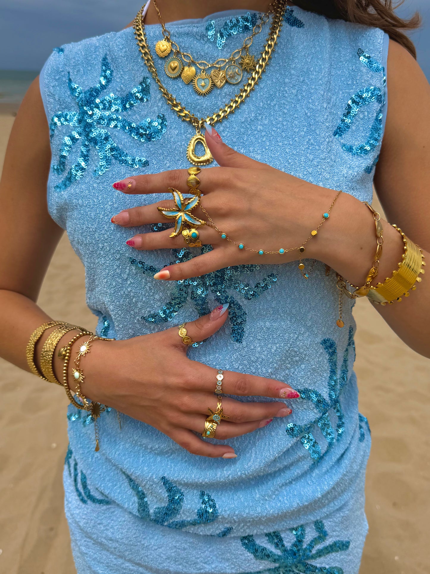 ‘HAILEY’ bangle - goud