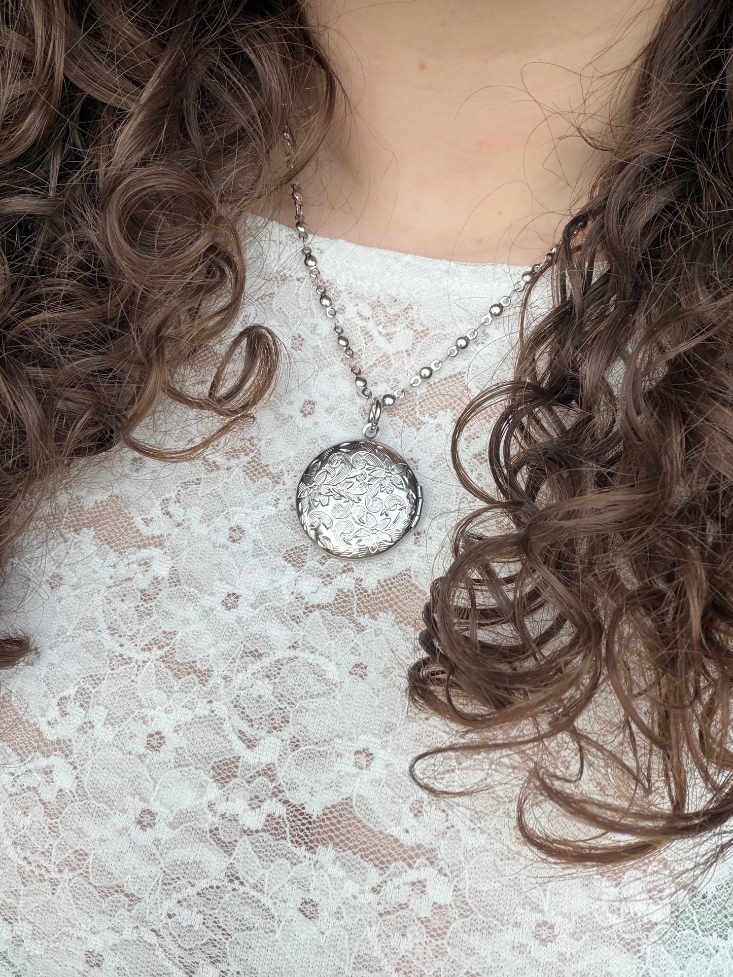 ‘ROSE’ ketting - zilver