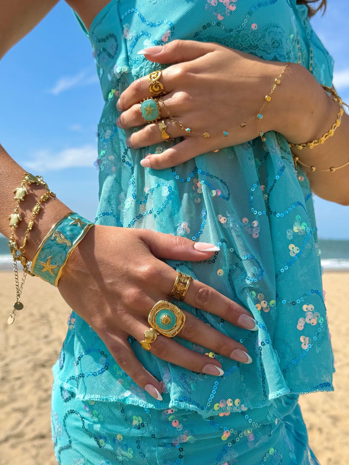 ‘BEACH DAY’ bangle - diverse kleuren