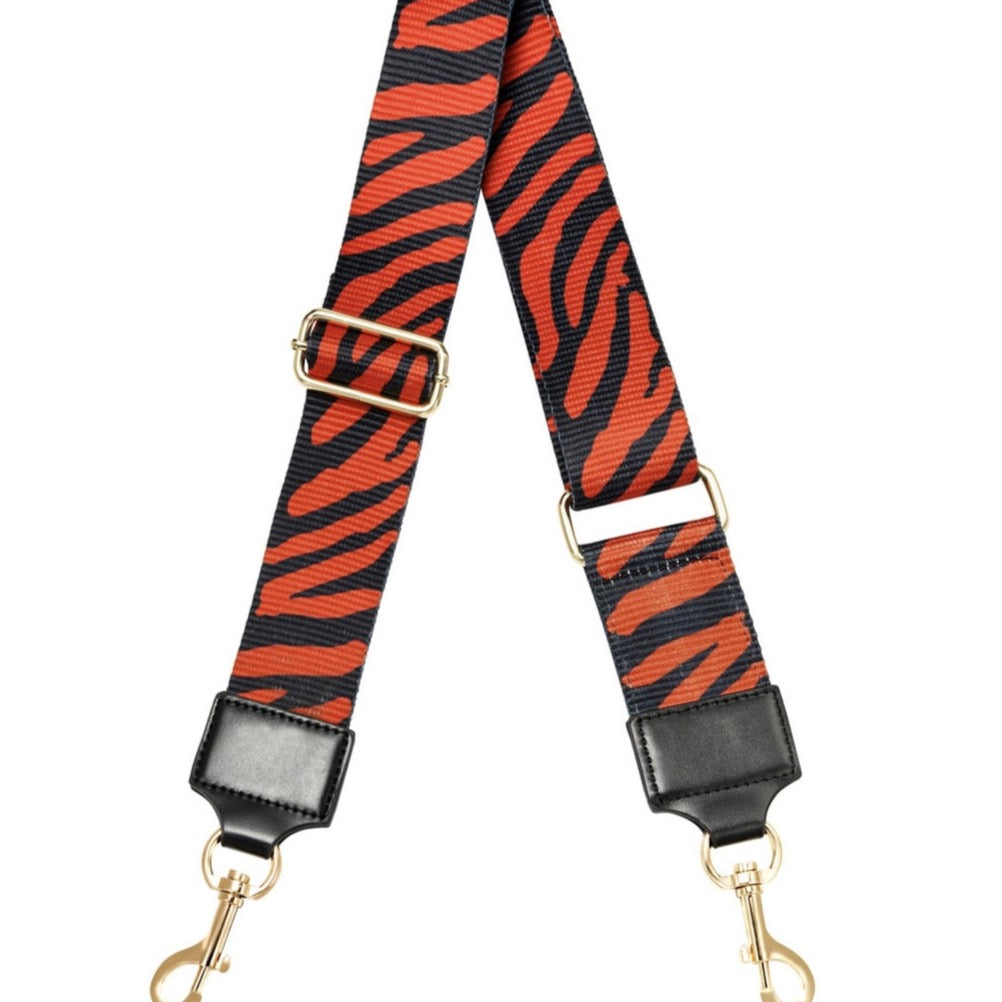 Zebra bag strap