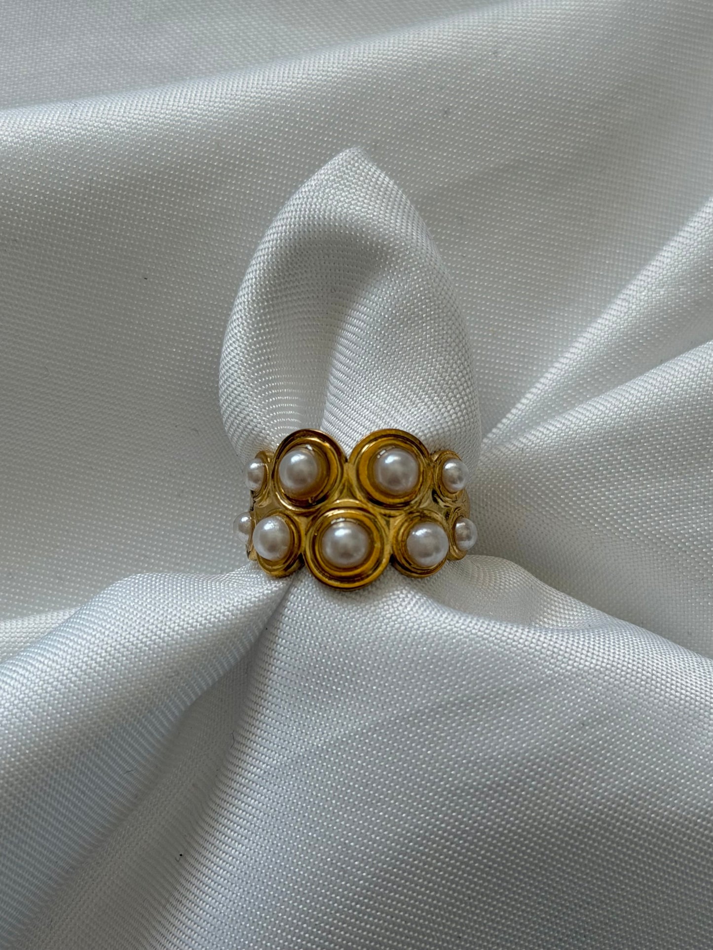‘PEARLY’ ring - goud