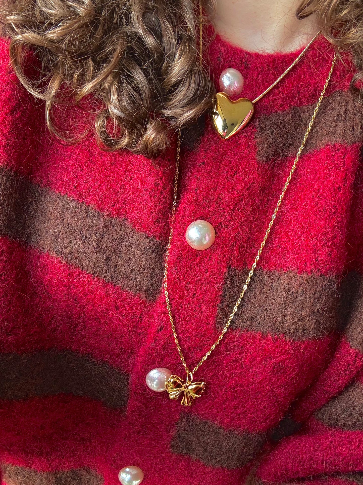 ‘BRIGHT LOVE’ ketting - goud