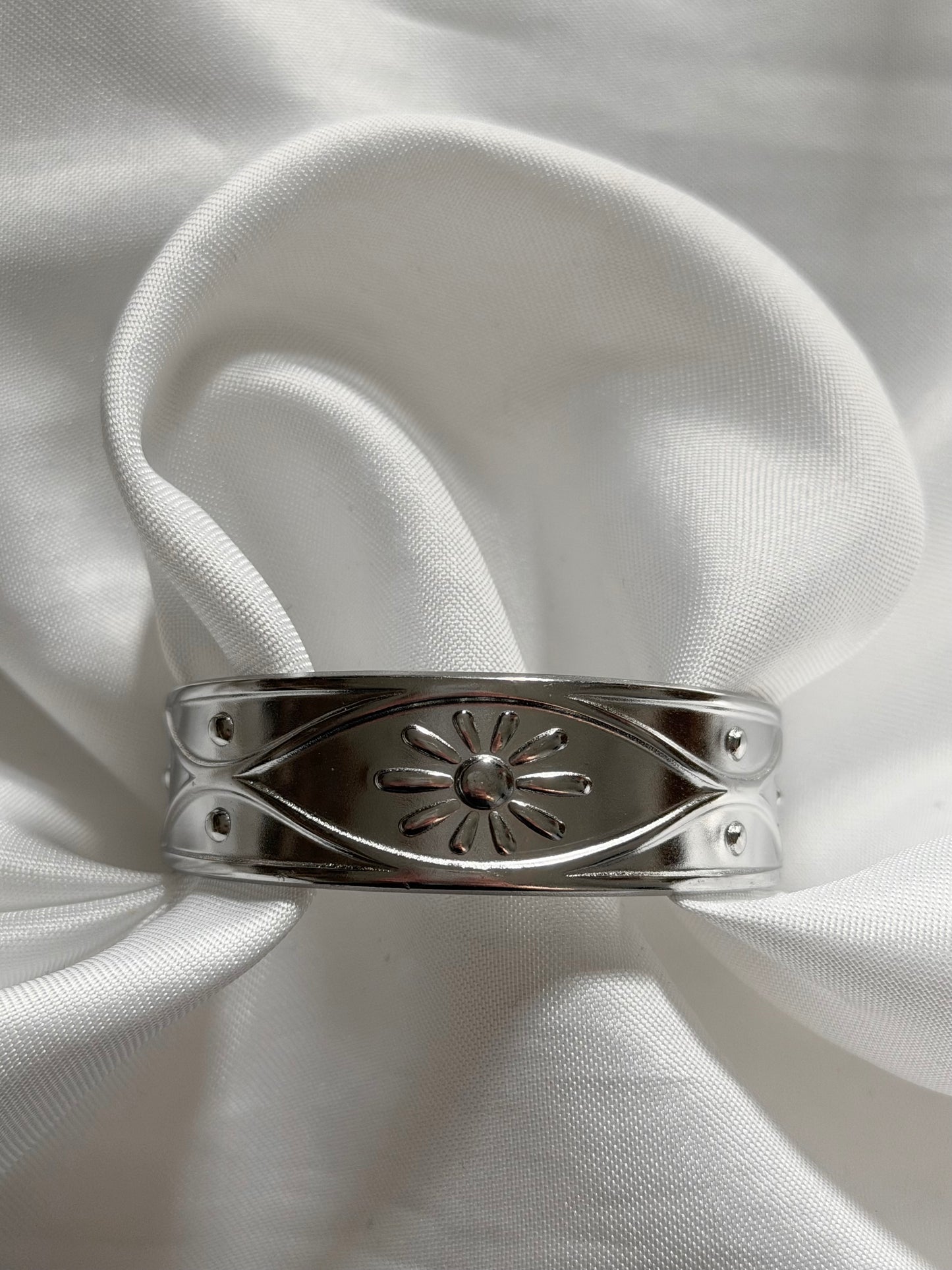 'FLORA' bangle - goud/zilver