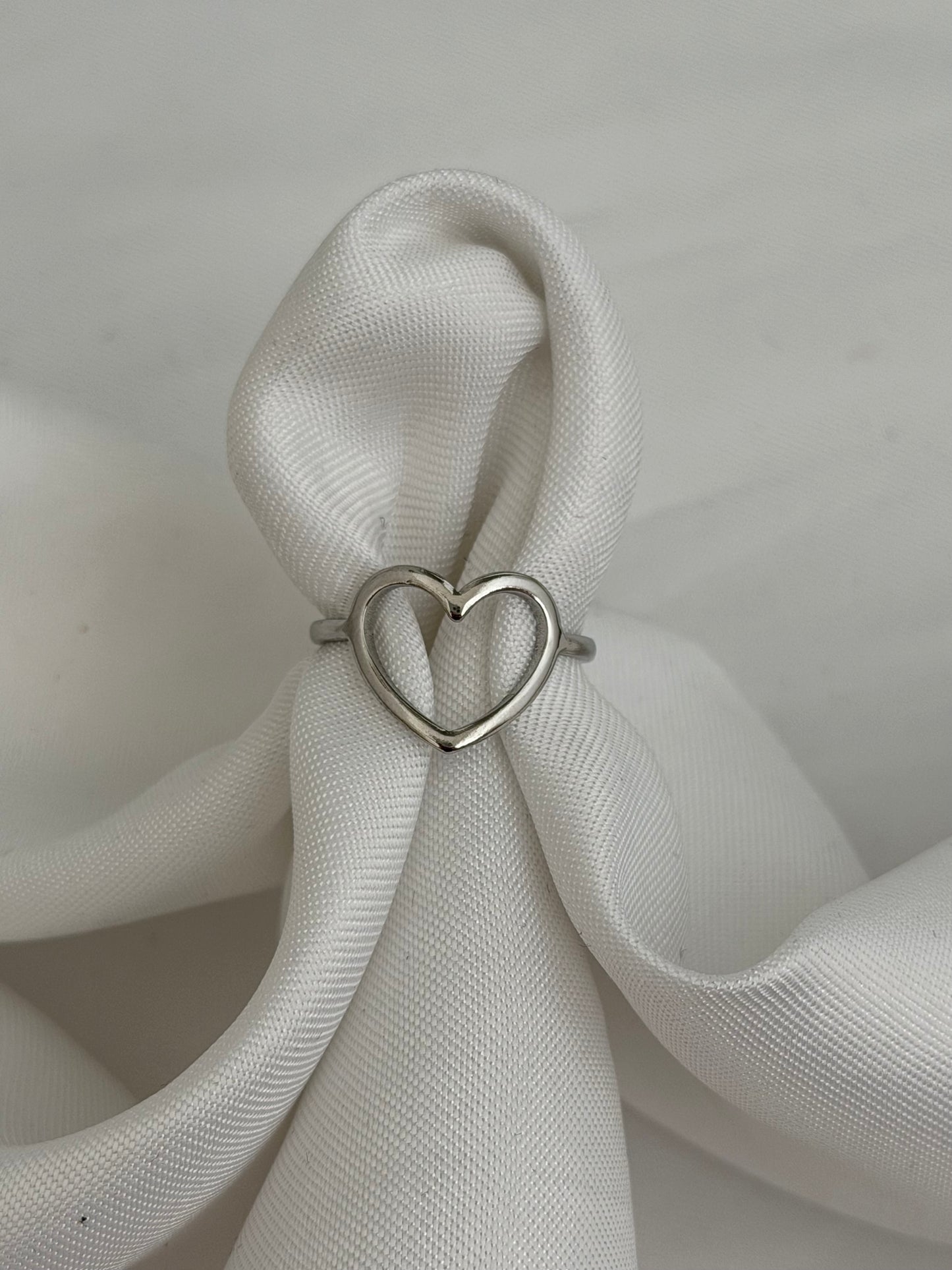 ‘CLASSIC HEART’ ring - goud/zilver