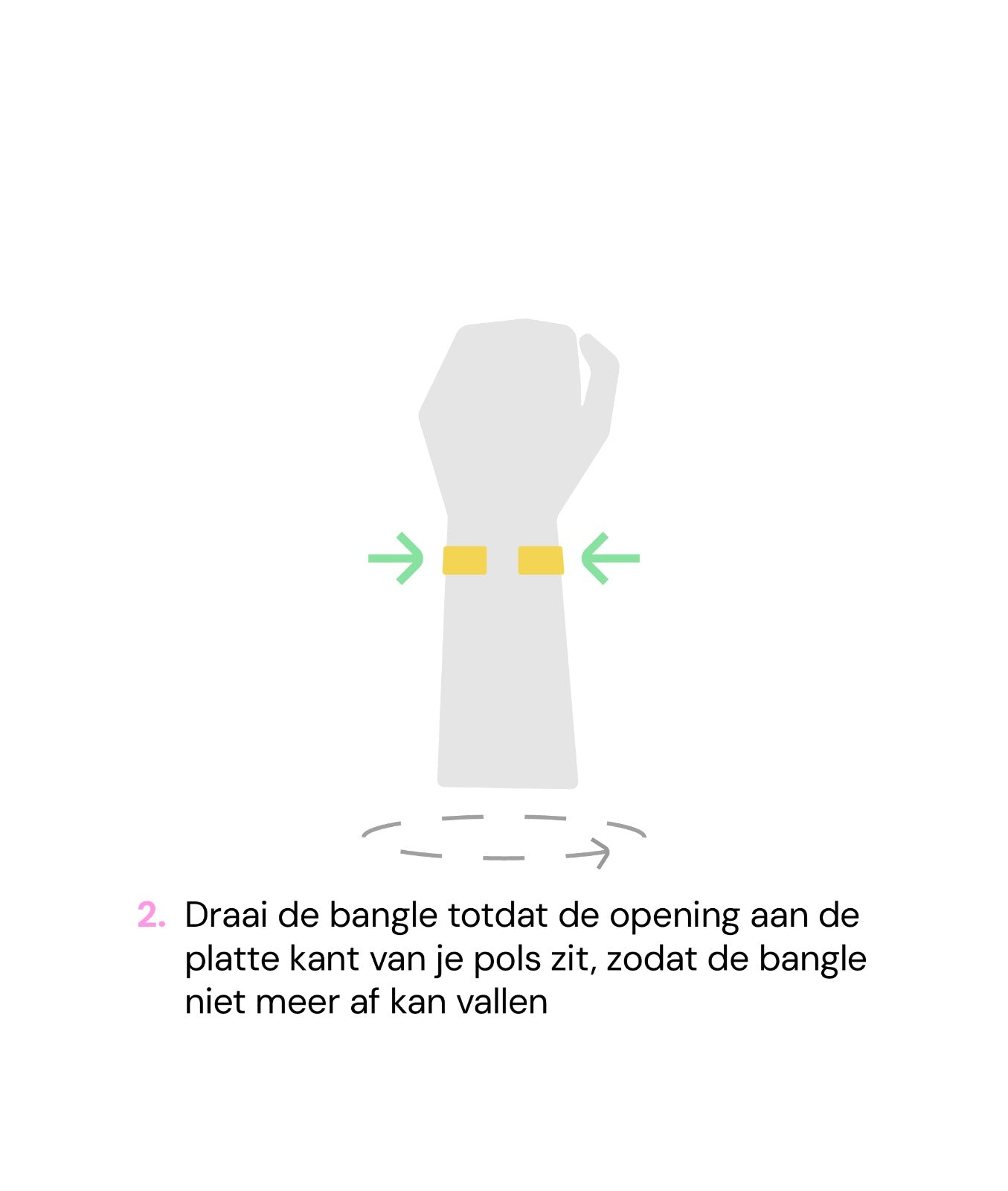 ‘MEGA FLOWER’ bangle - goud/zilver