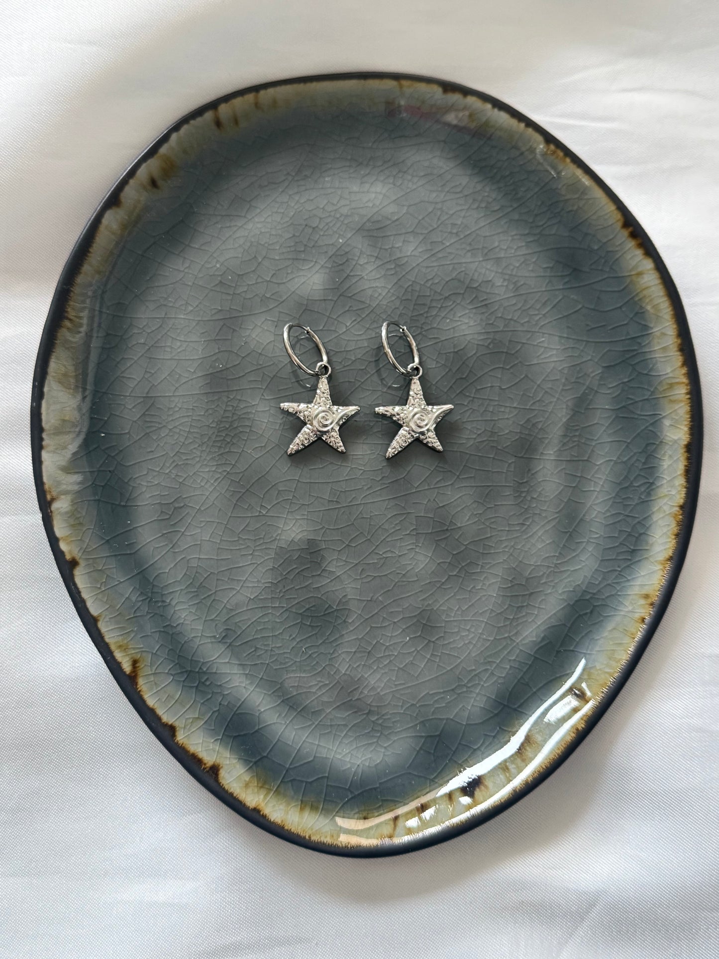 ‘CELINE’ oorbellen - goud/zilver