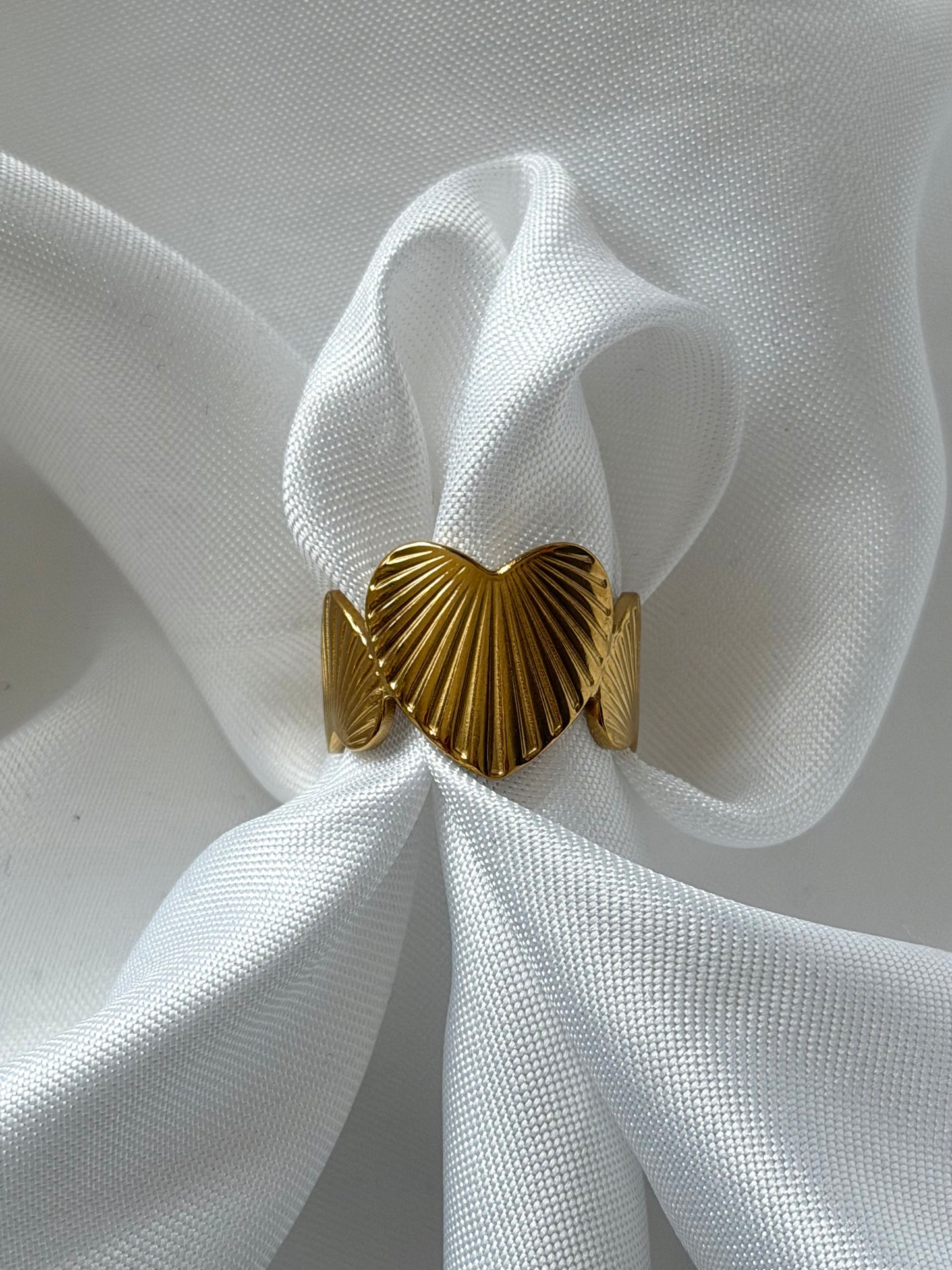 ‘VALENTINE’ ring - goud/zilver