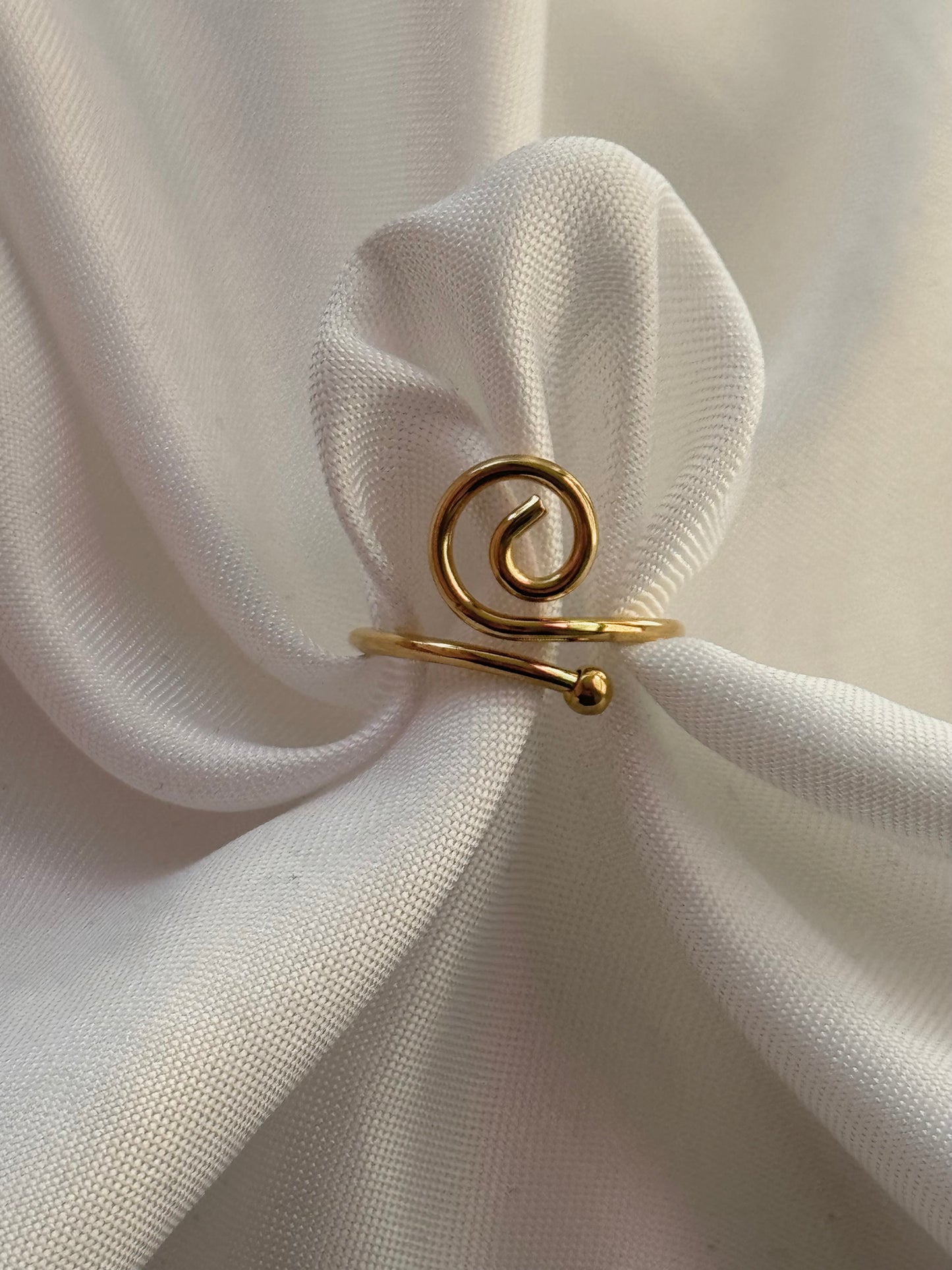 ‘AVA’ ring - goud/zilver