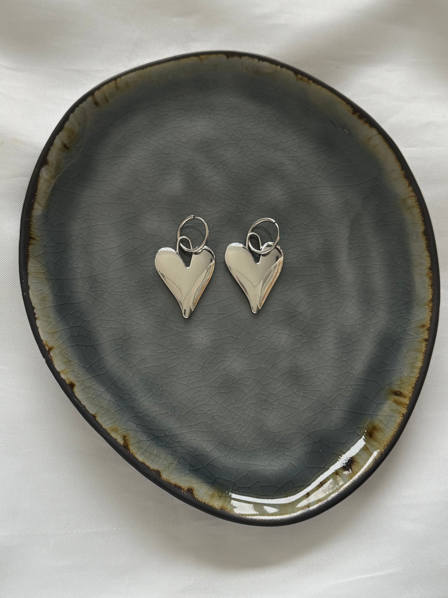 Anna oorbellen - goud/zilver