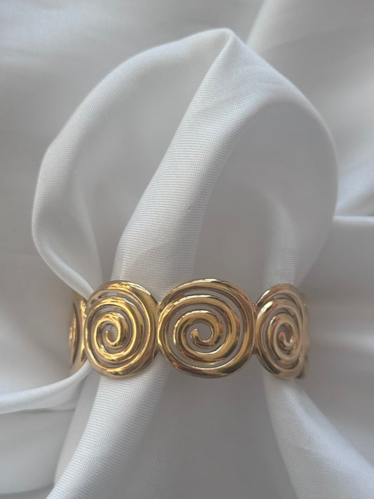 ‘SMALL MONA’ bangle - goud