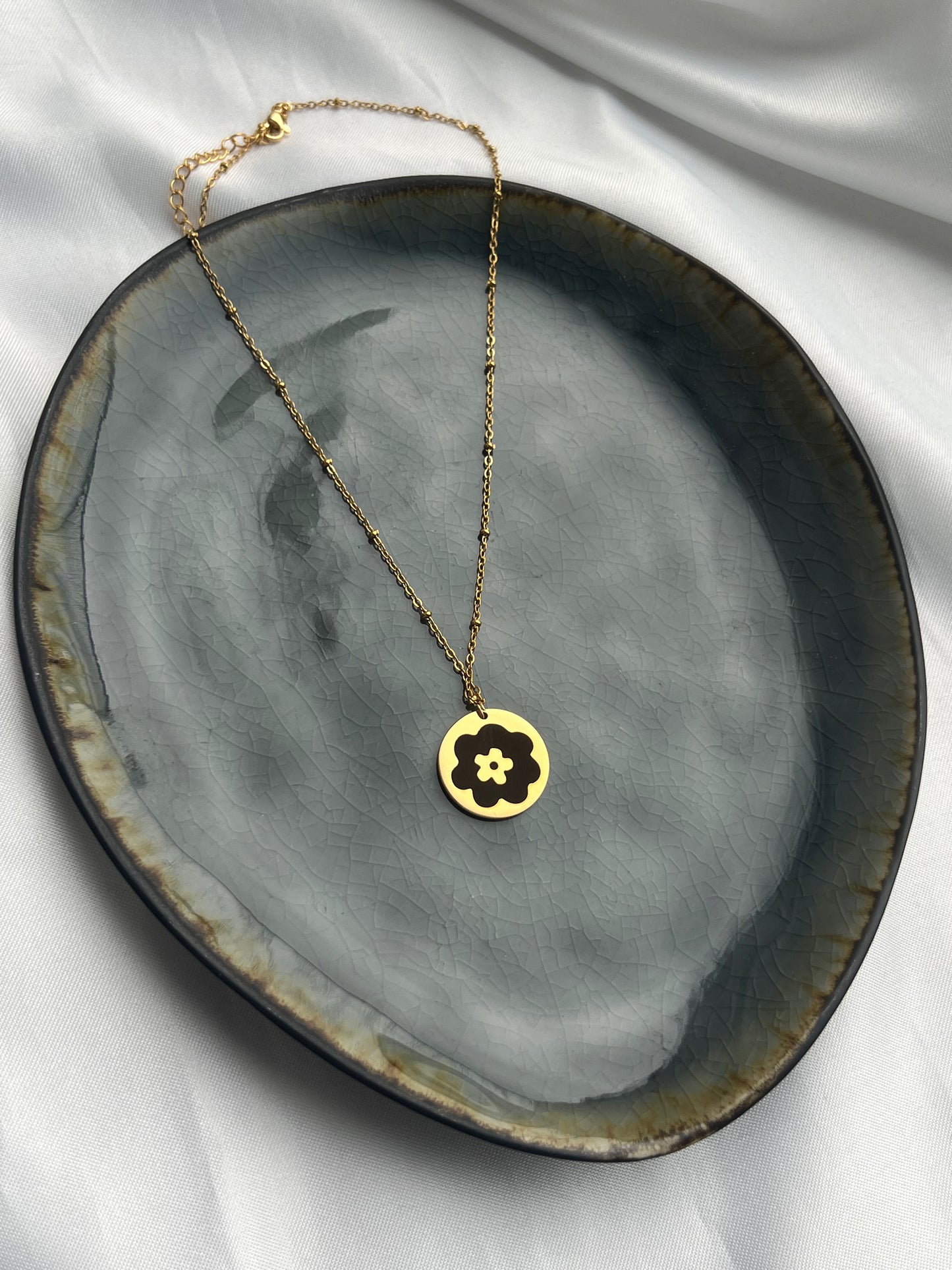 ‘BLOEMENKRAAL’ kerting - goud/zilver