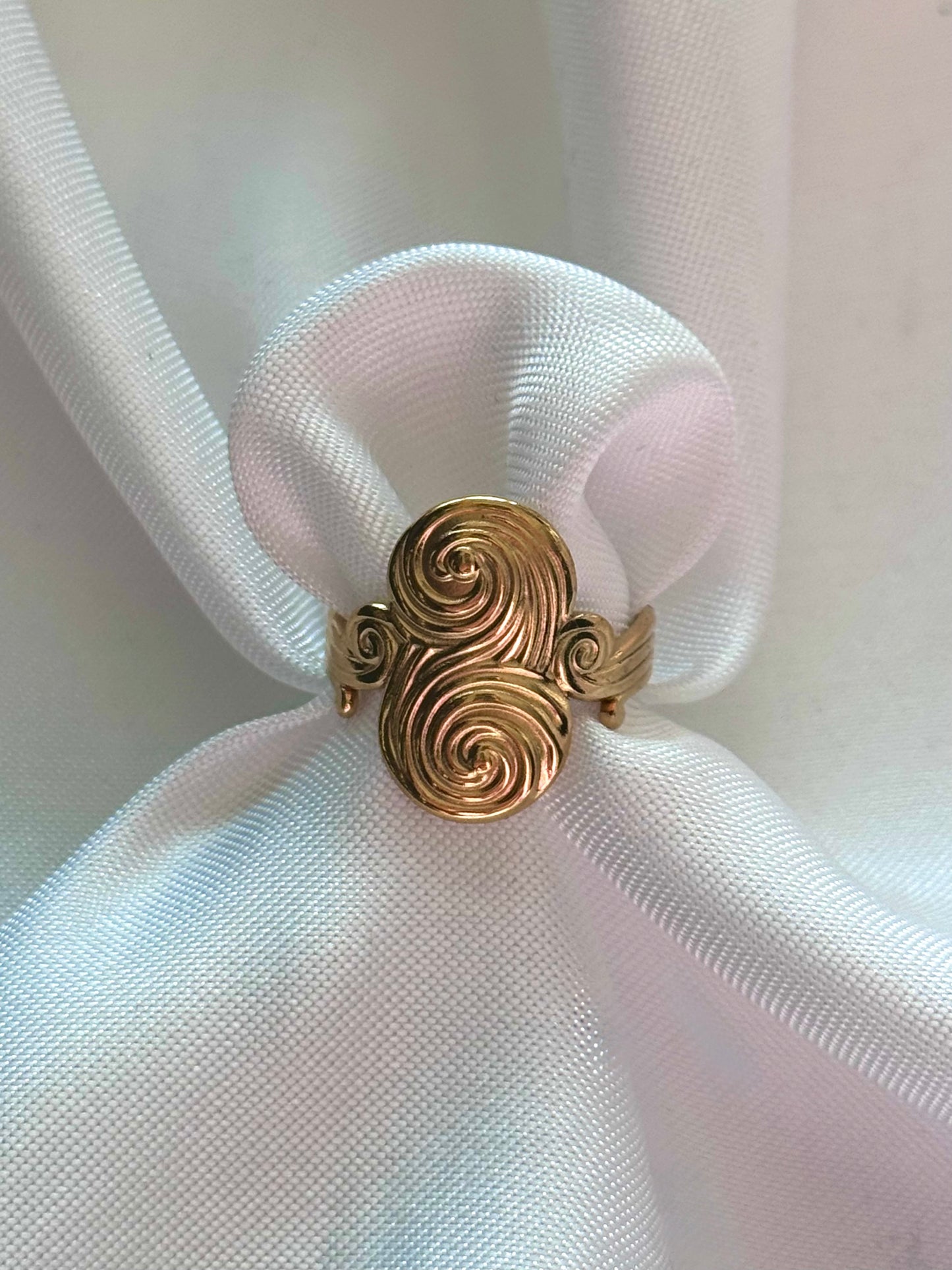 ‘TERESA’ ring - goud/zilver