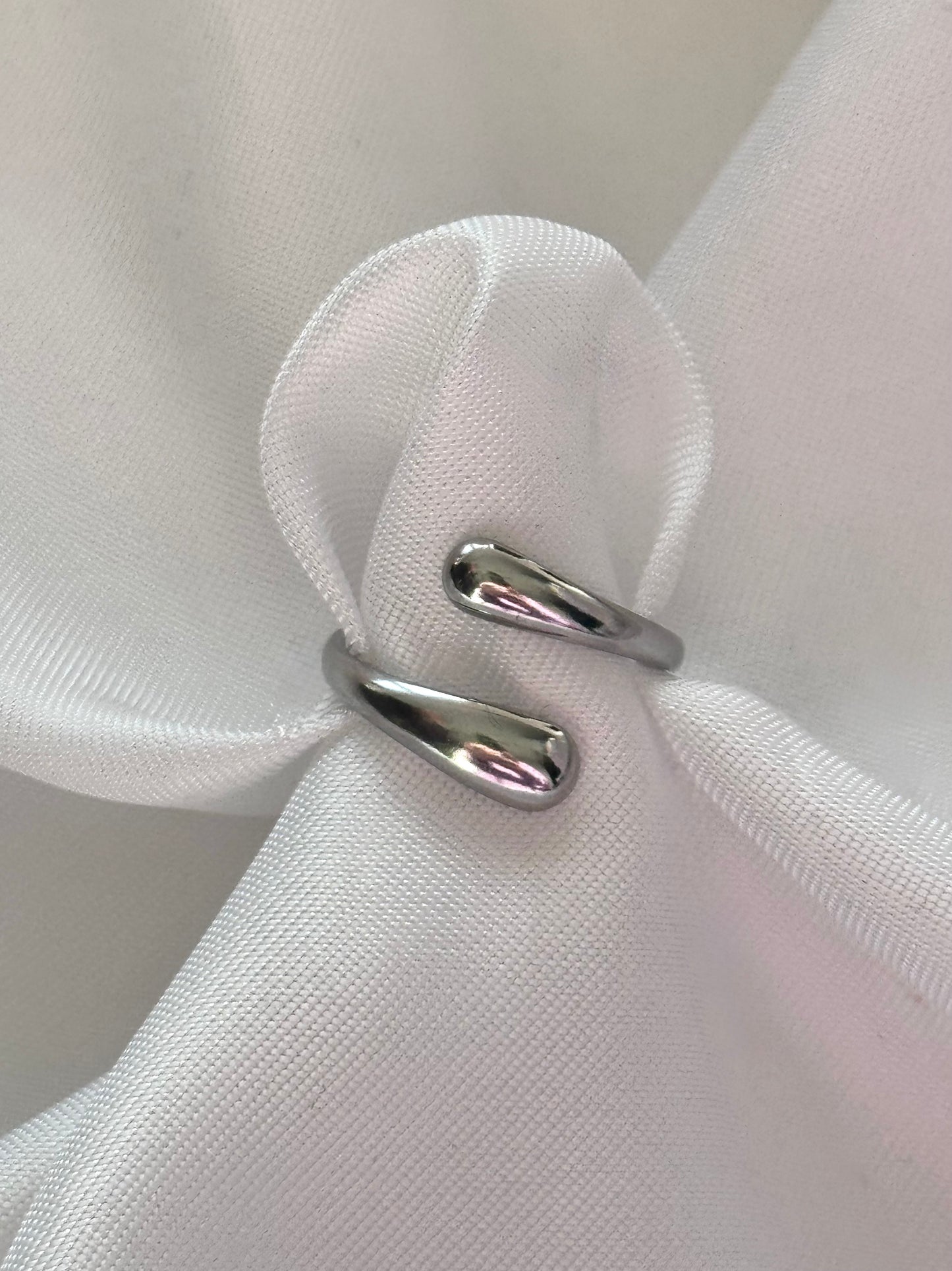 ‘HUGS’ ring - goud/zilver