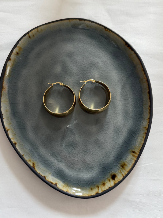 ‘STATEMENT SMALL’ oorbellen - goud