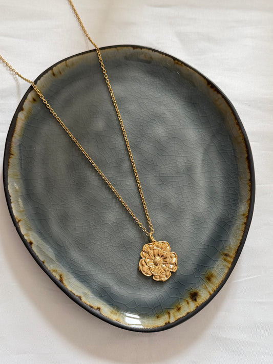 ‘FLORAL’ ketting - goud