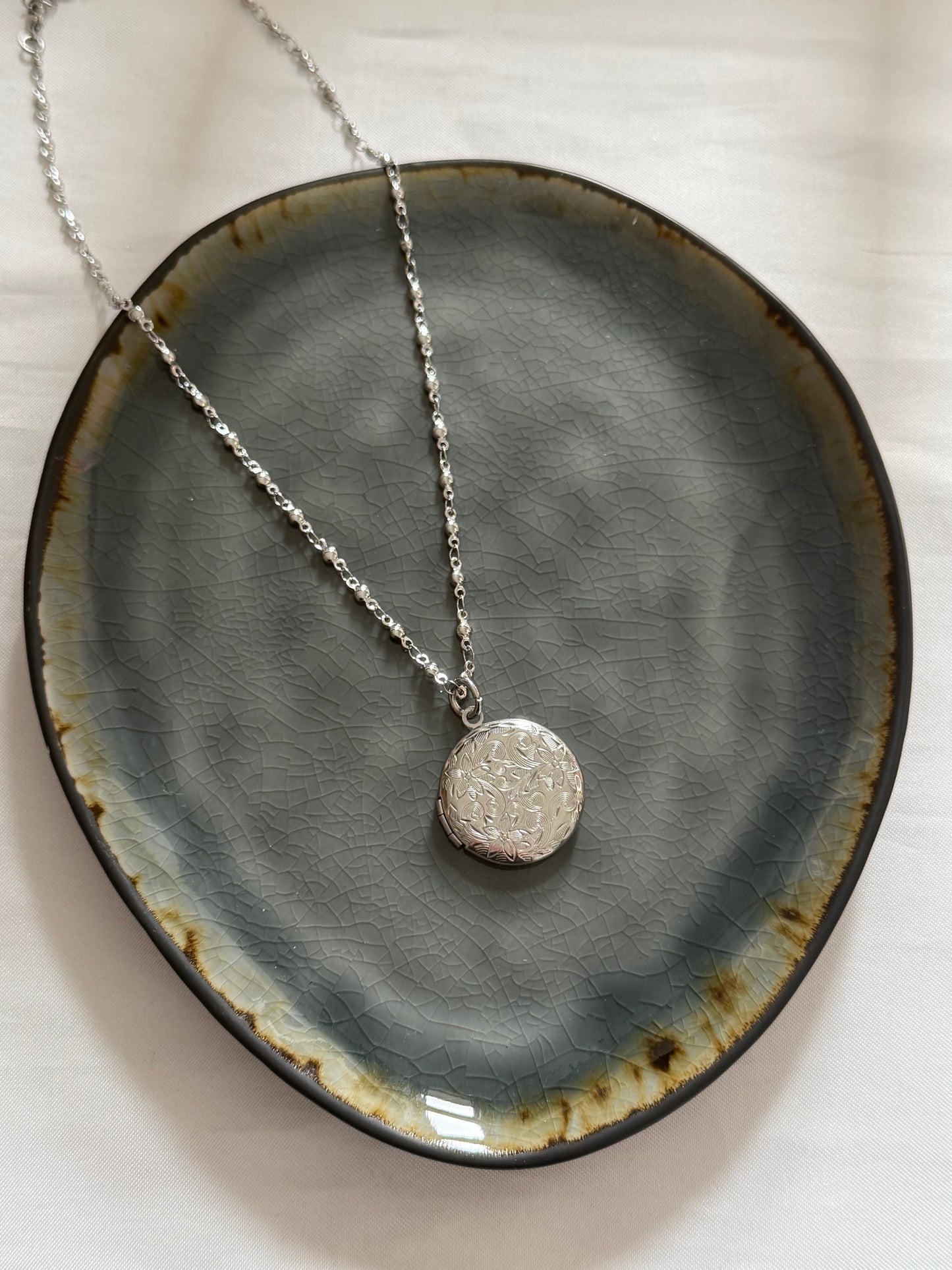 ‘ROSE’ ketting - zilver