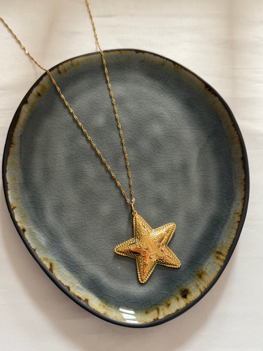 'HAPPY STAR' ketting - goud