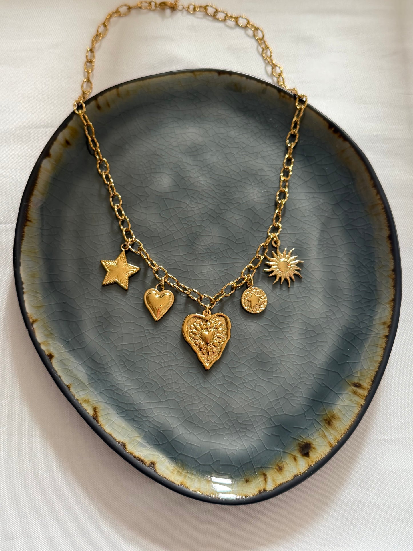 'CLASSY CHARMS' ketting - goud