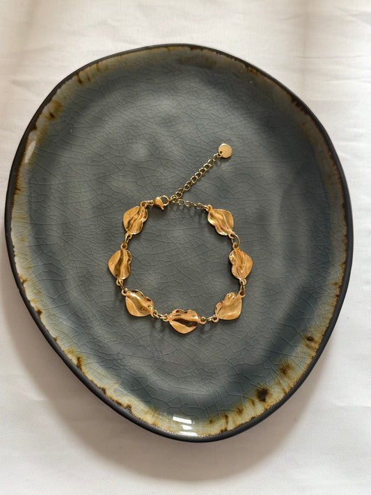 'LOVED' armband - goud