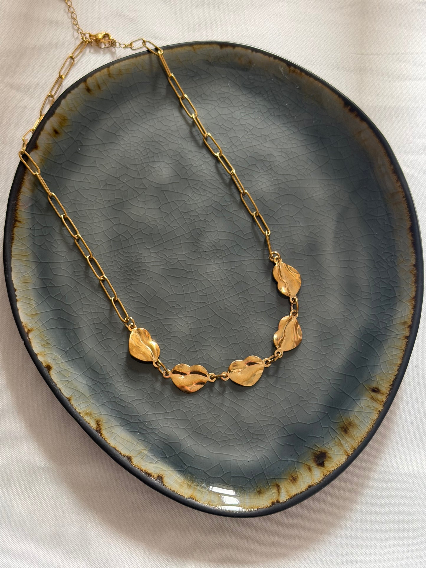 'LOVED' ketting - goud