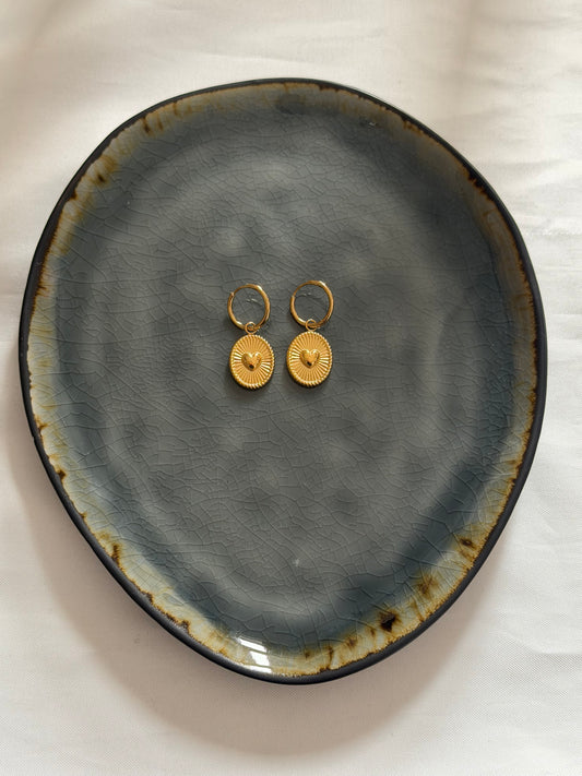 'LOVELY' oorbellen - goud