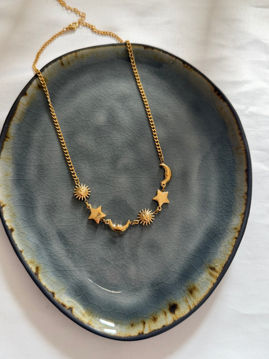 ‘MOONLIGHT’ ketting - goud
