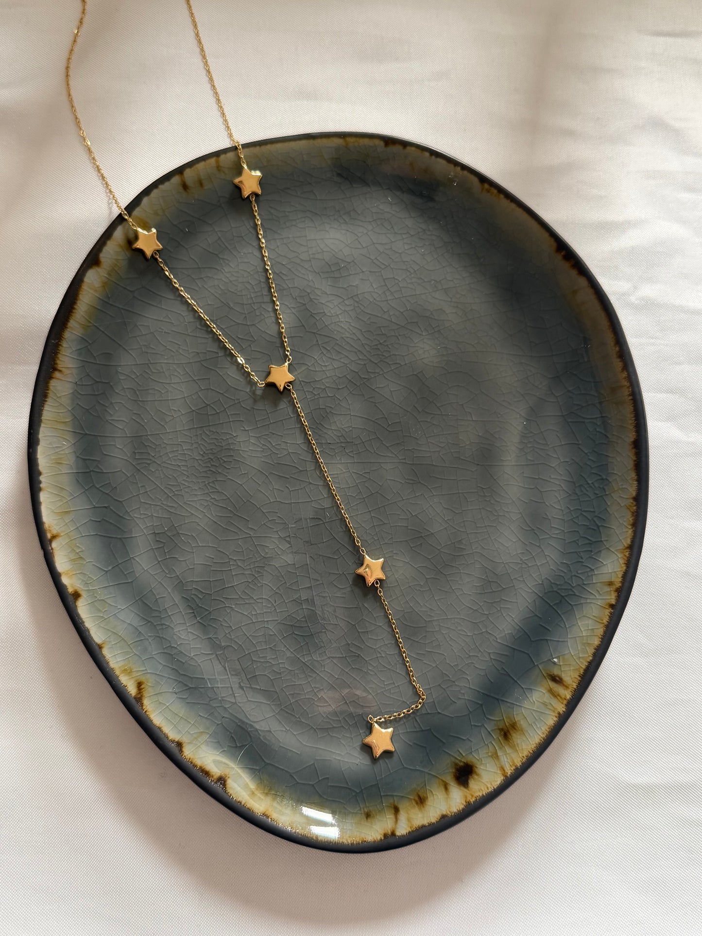 ‘SHOOTING STAR’ ketting - goud