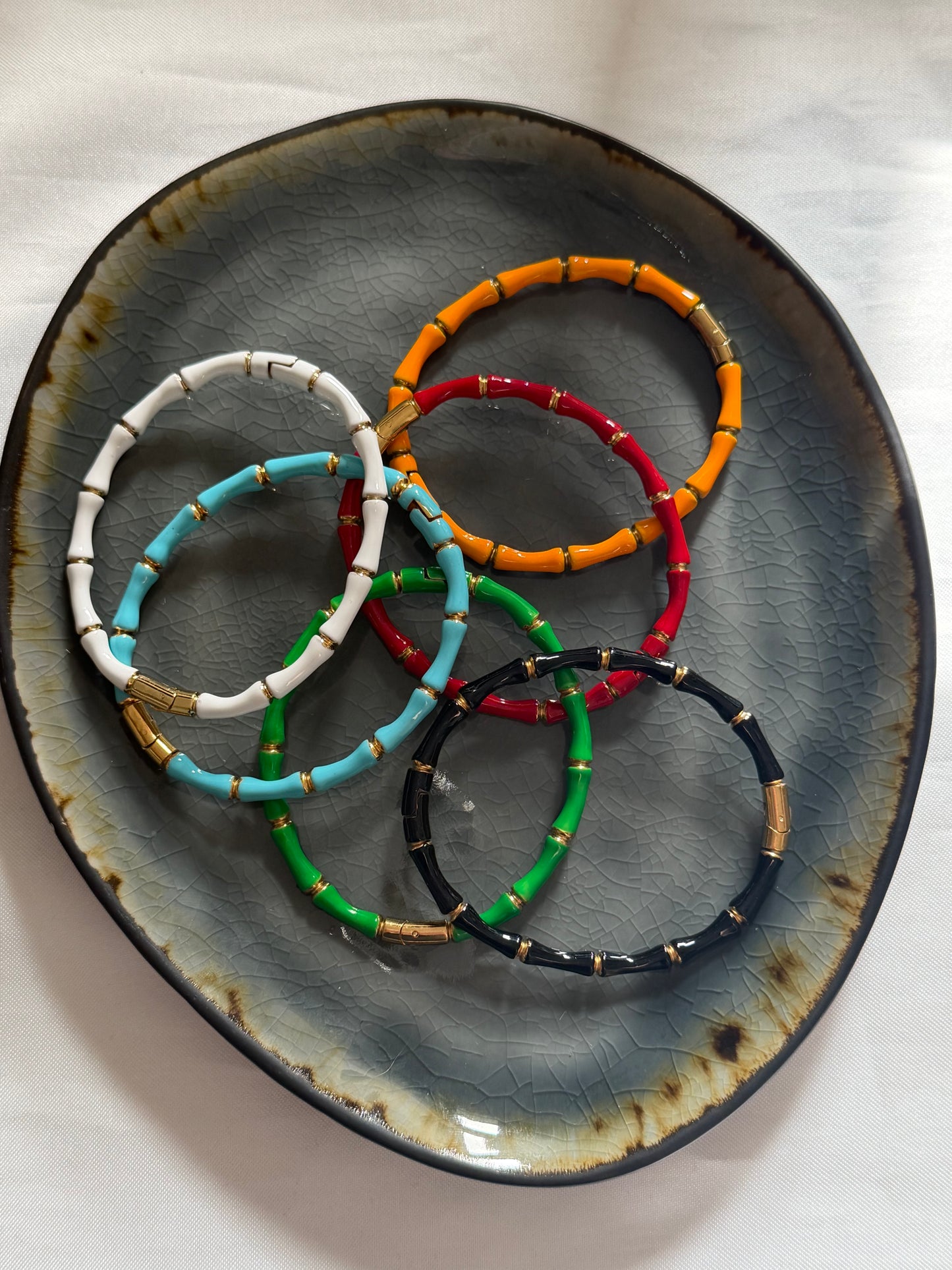 ‘COLOR BAMBOO’ bangle - goud