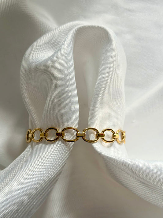 'SQUARE' bangle - goud