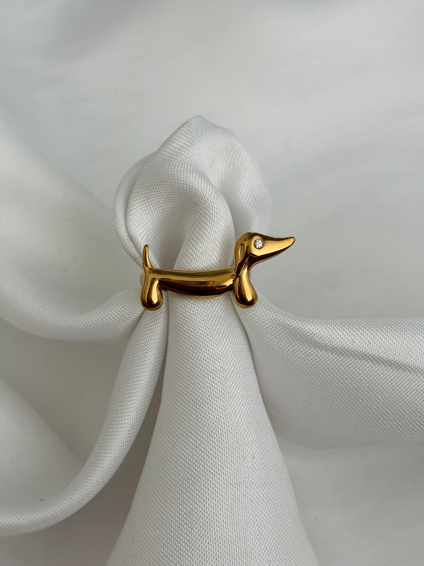 'TEKKEL' ring - goud