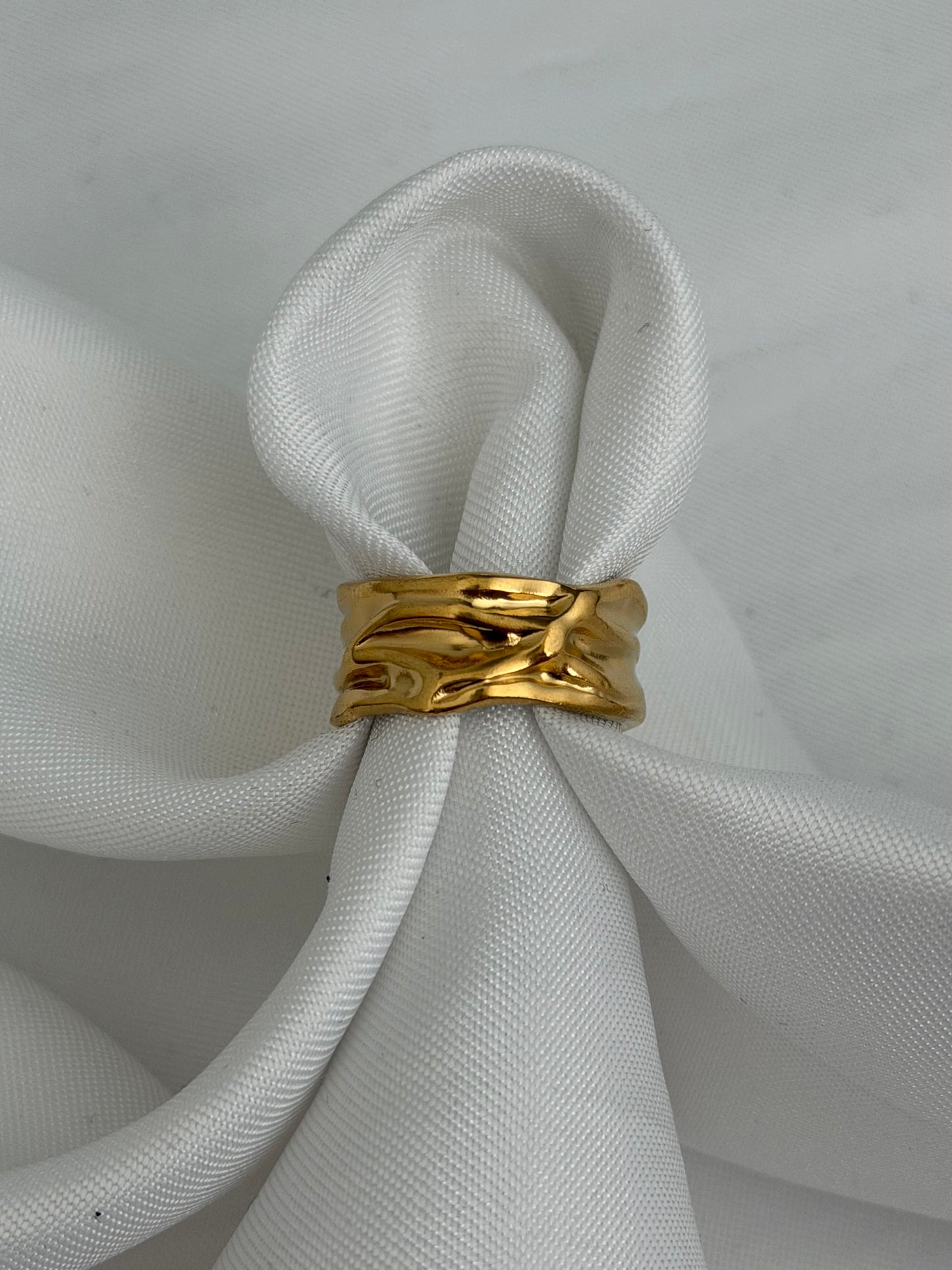 ‘BRITT’ ring - goud/zilver