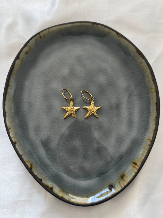 ‘CELINE’ oorbellen - goud/zilver