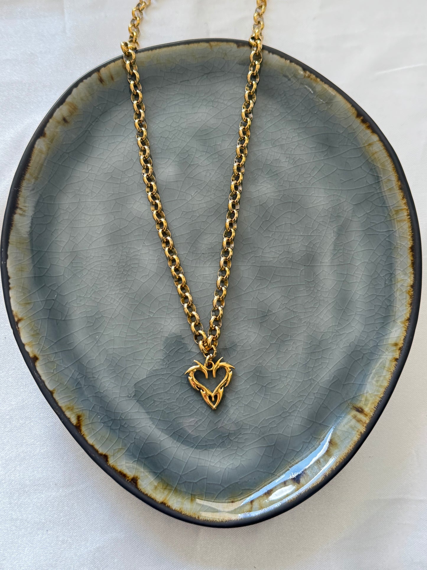 ‘NOA’ ketting - goud/zilver