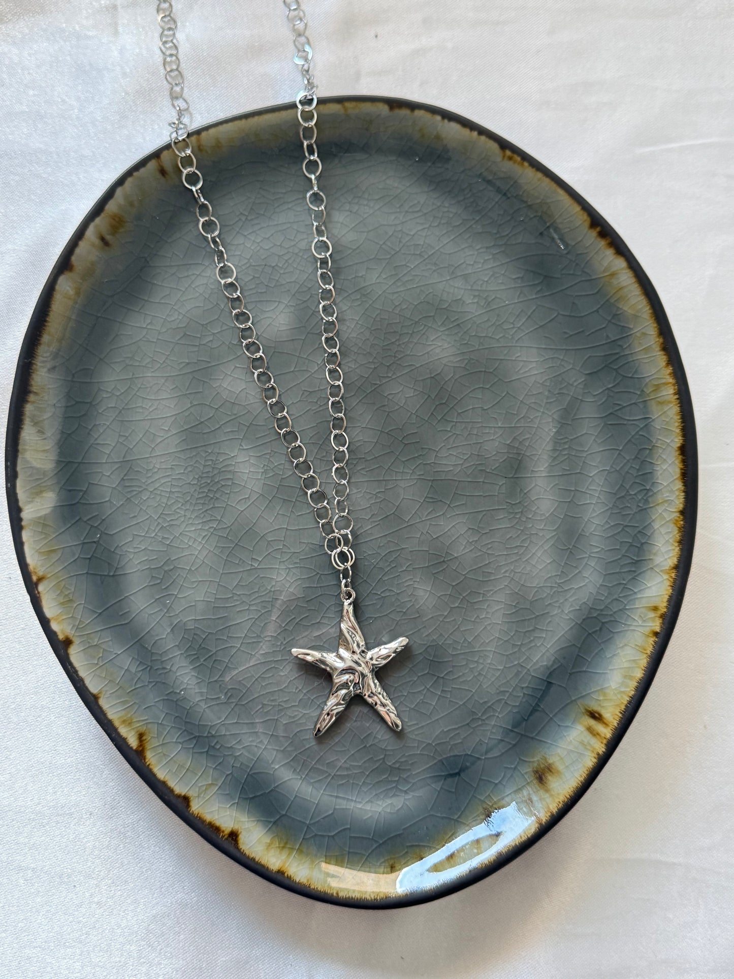 ‘STARFISH’ ketting - goud/zilver