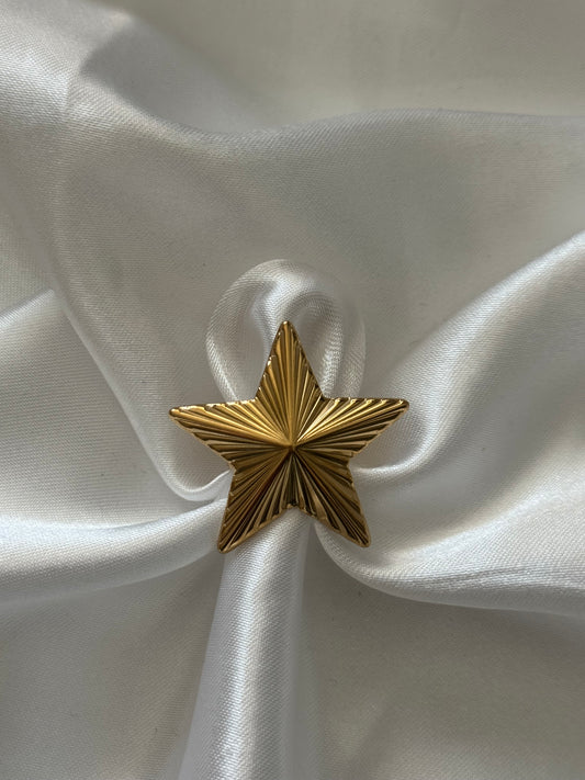 ‘BIG STAR’ ring - goud
