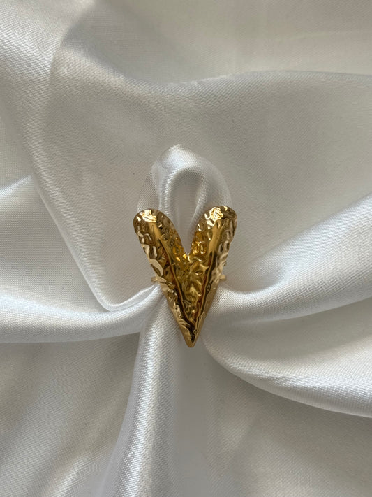 ‘ANNE’ ring - goud/zilver