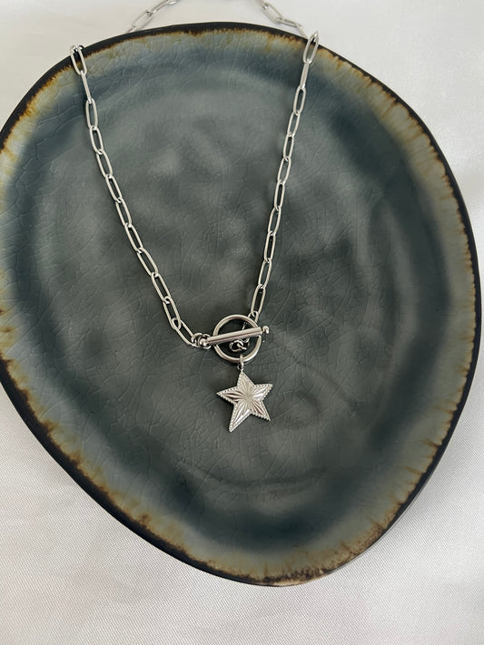 ‘LUCKY STAR’ ketting - zilver