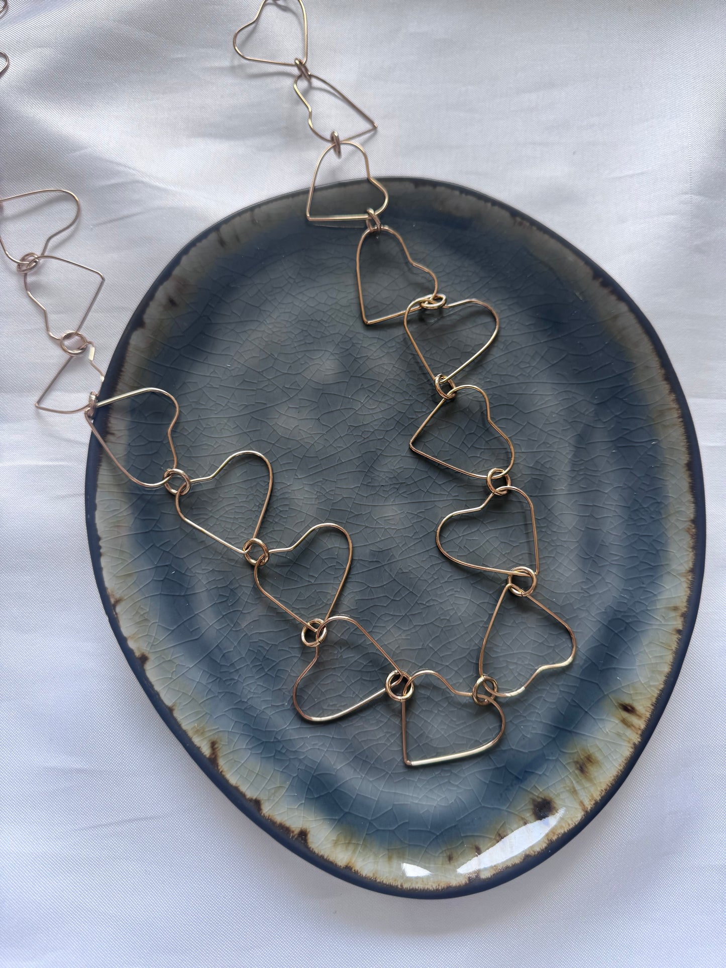 ‘FUNKY HEARTS’ ketting - goud