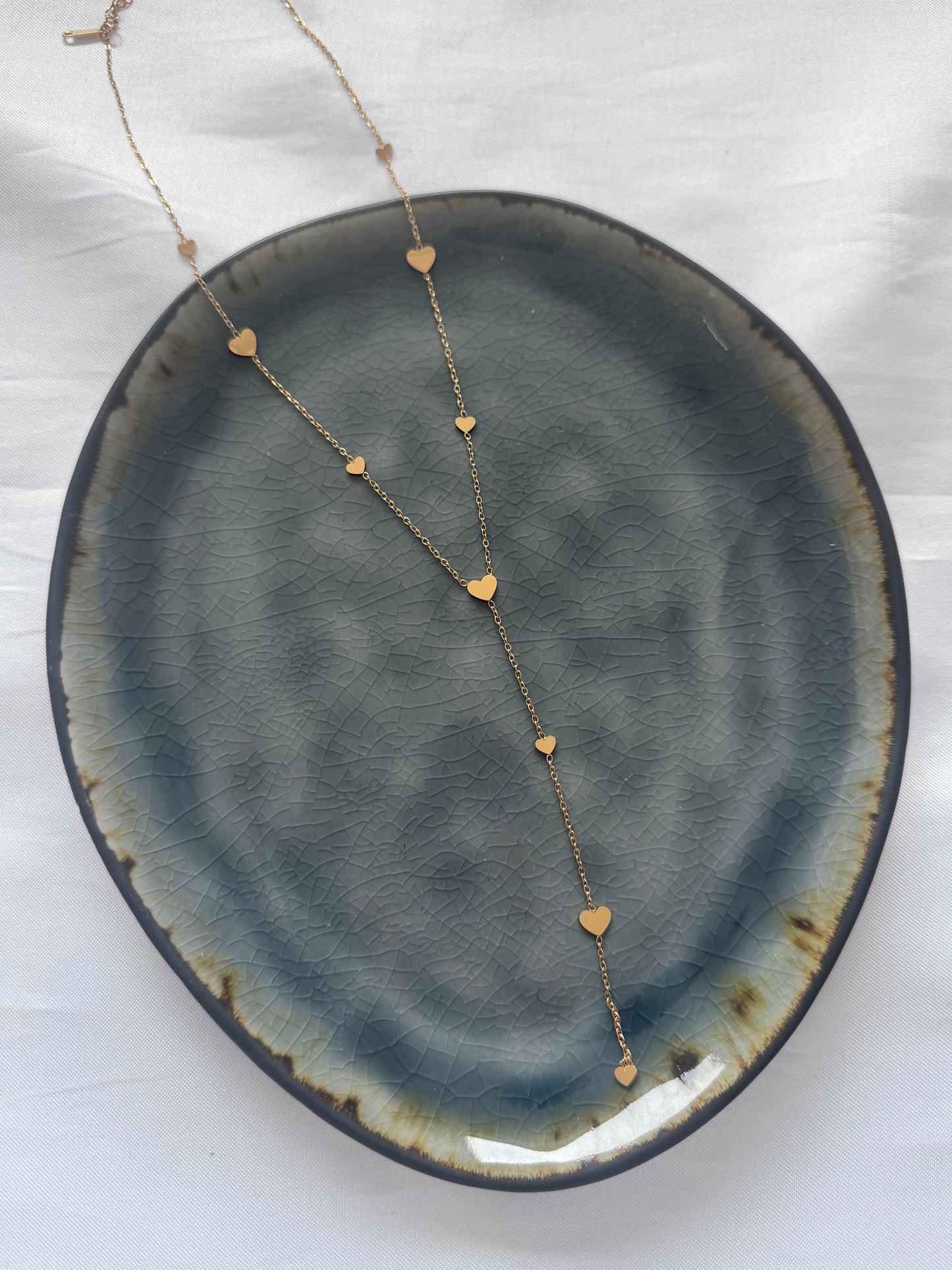 ‘LITTLE HEARTS’ ketting - goud