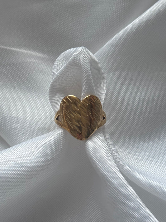 ‘LADIES’ ring - goud