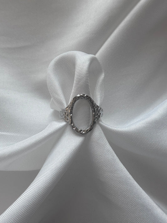 ‘SMALL TIRZA’ ring - goud/zilver