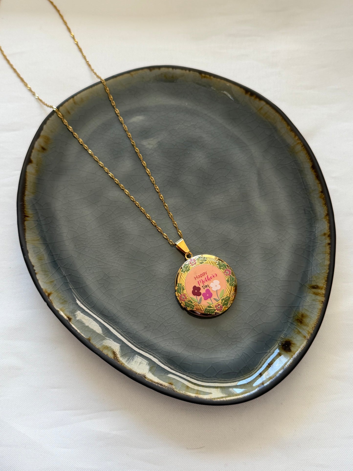 ‘HAPPY MOTHERS DAY’ ketting - goud