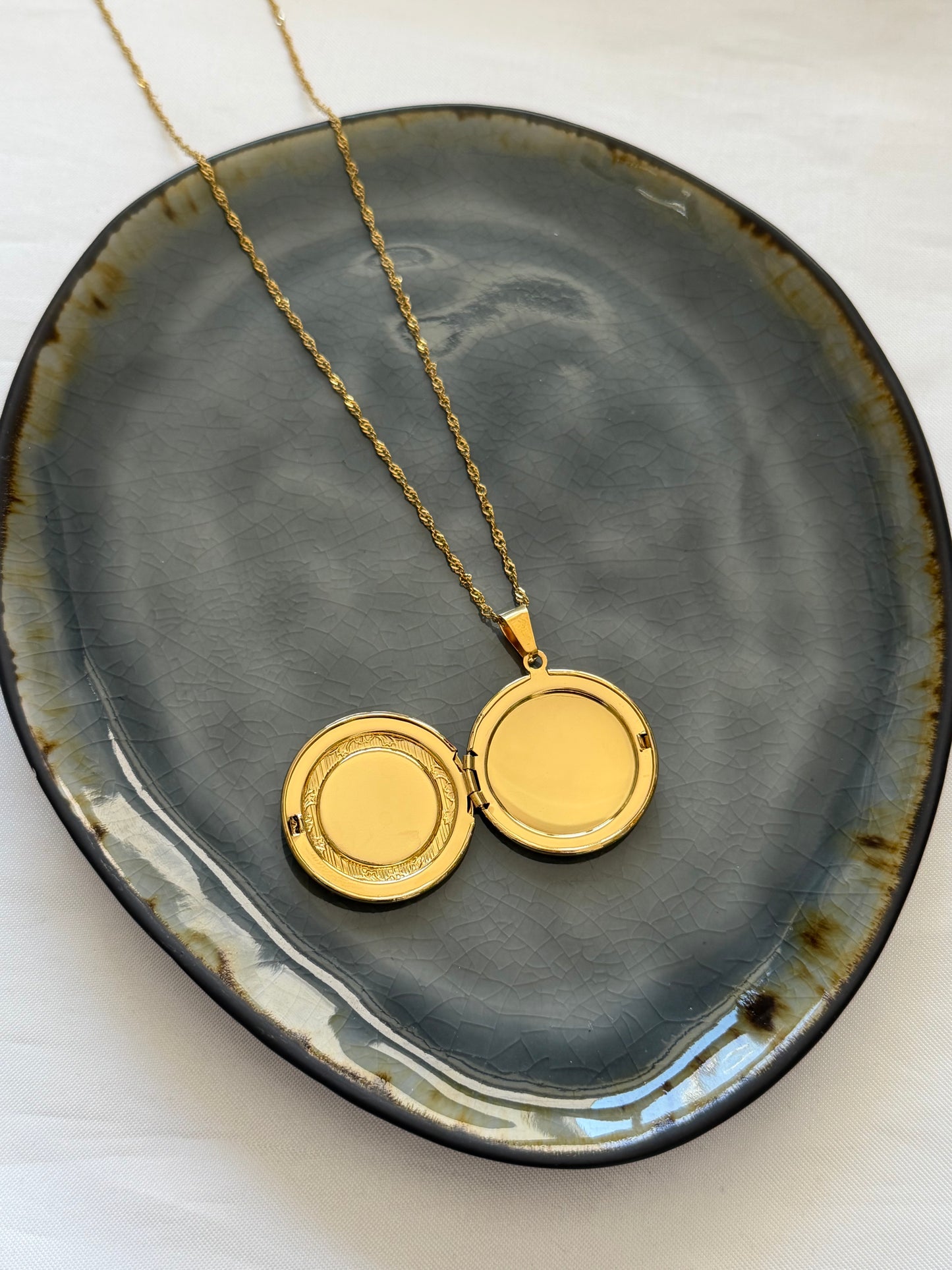 ‘LOVE MOM’ ketting - goud