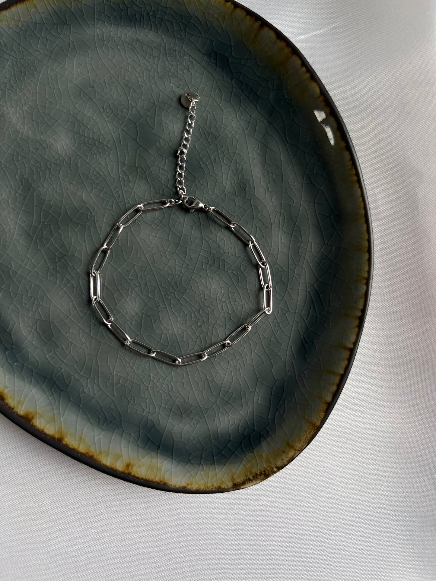 Basic schakelarmband - goud/zilver