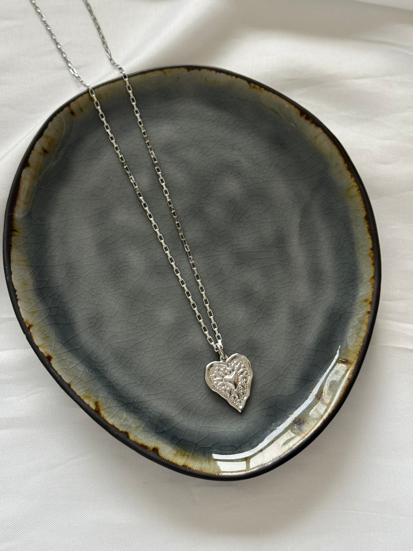 ‘MELTED LOVE’ ketting - goud/zilver