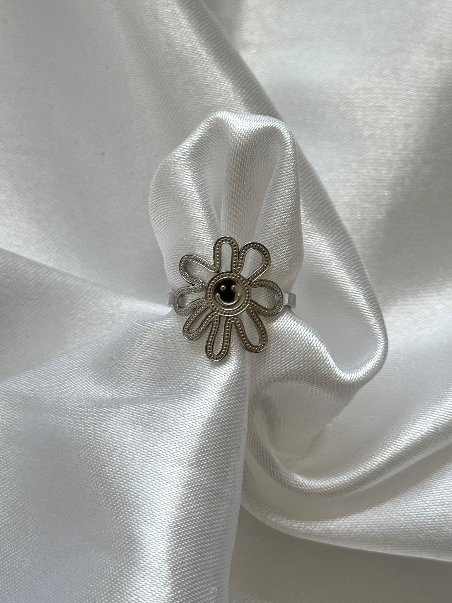 ‘HIPPIE’ ring - goud/zilver
