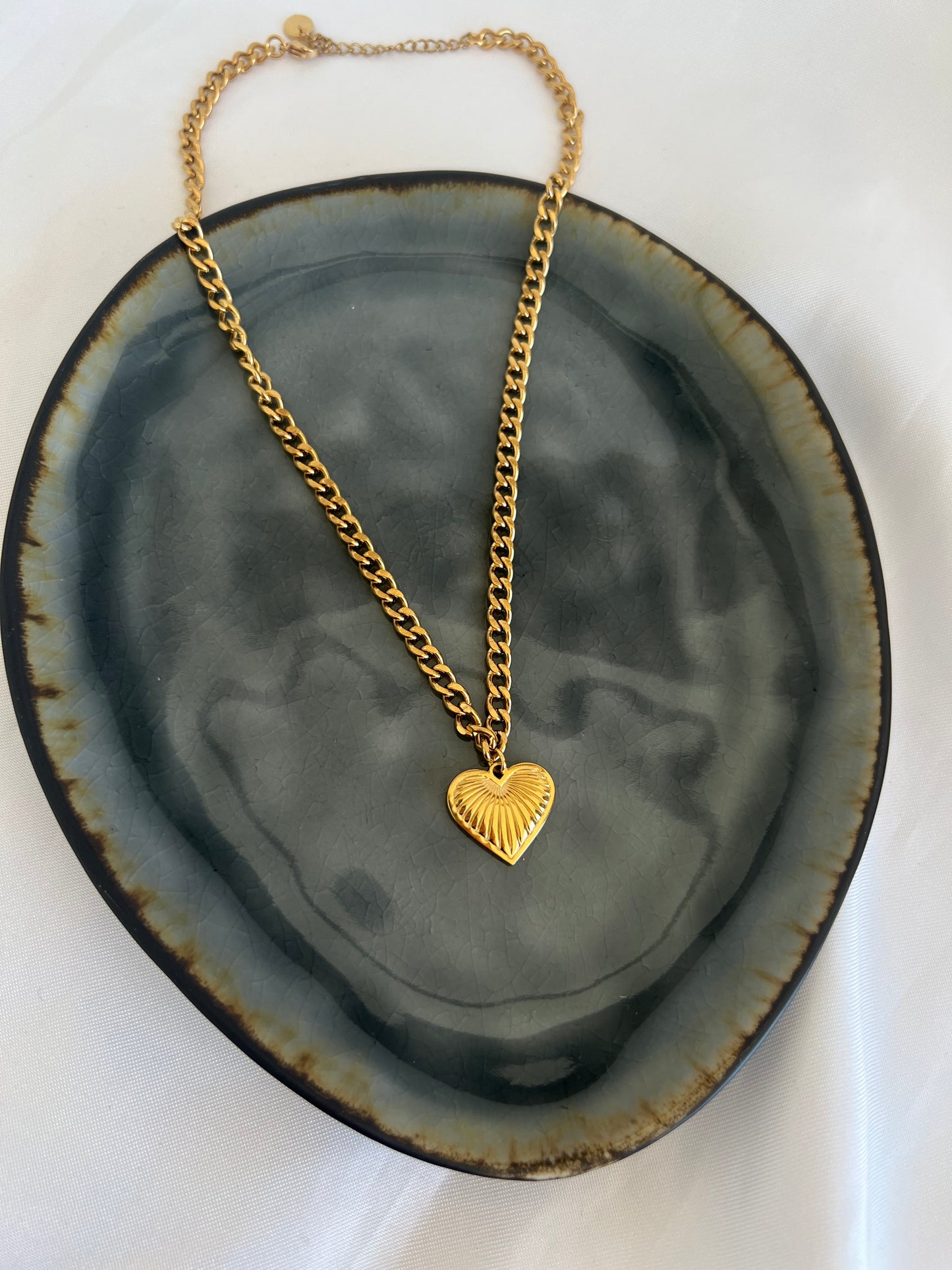 ‘VALENTINE’ ketting - goud/zilver