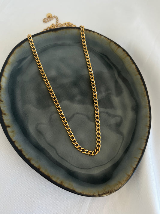 ‘CHUNKY’ ketting - goud/zilver