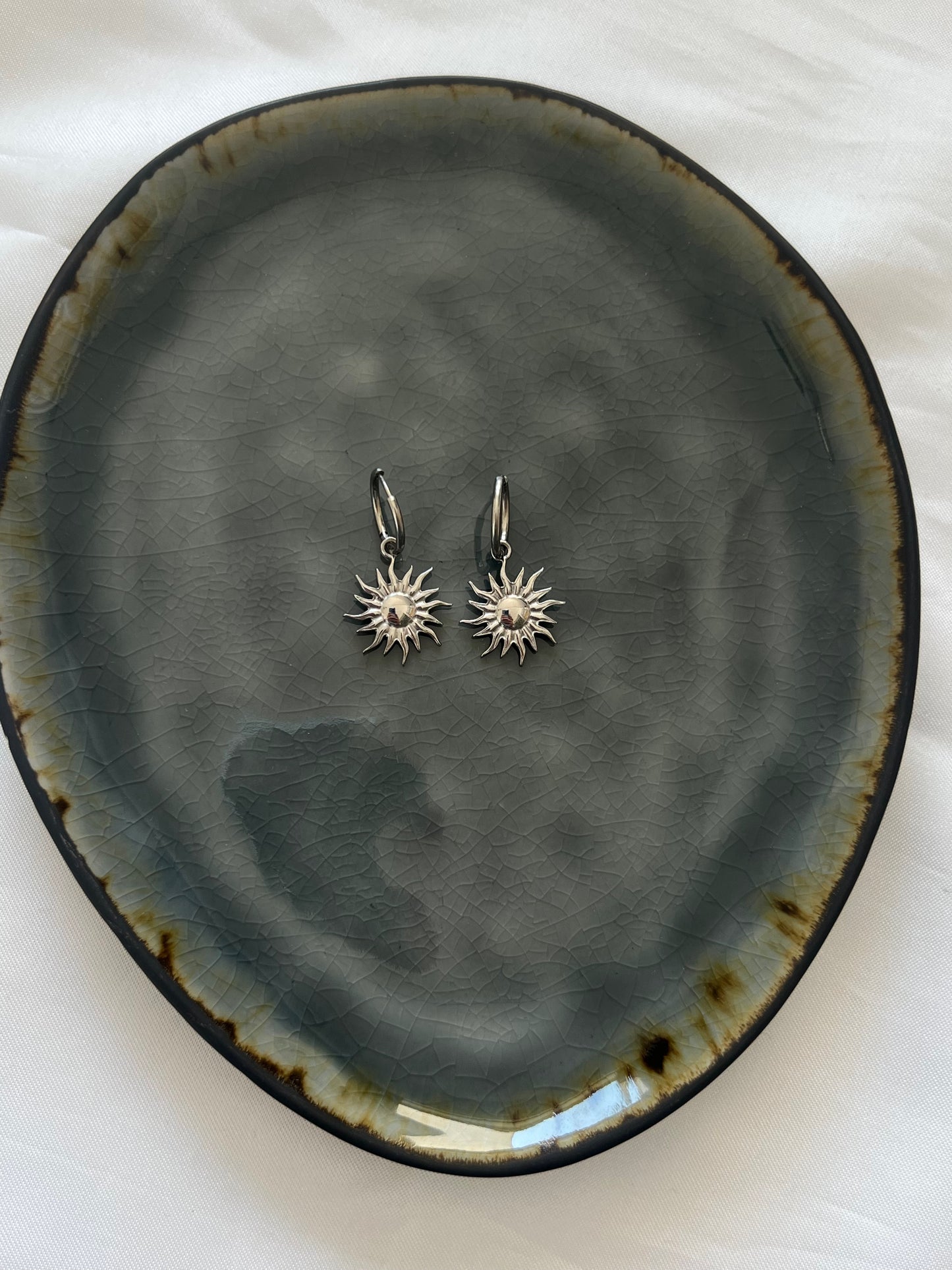 ‘SUNSHINE’ oorbellen - goud/zilver