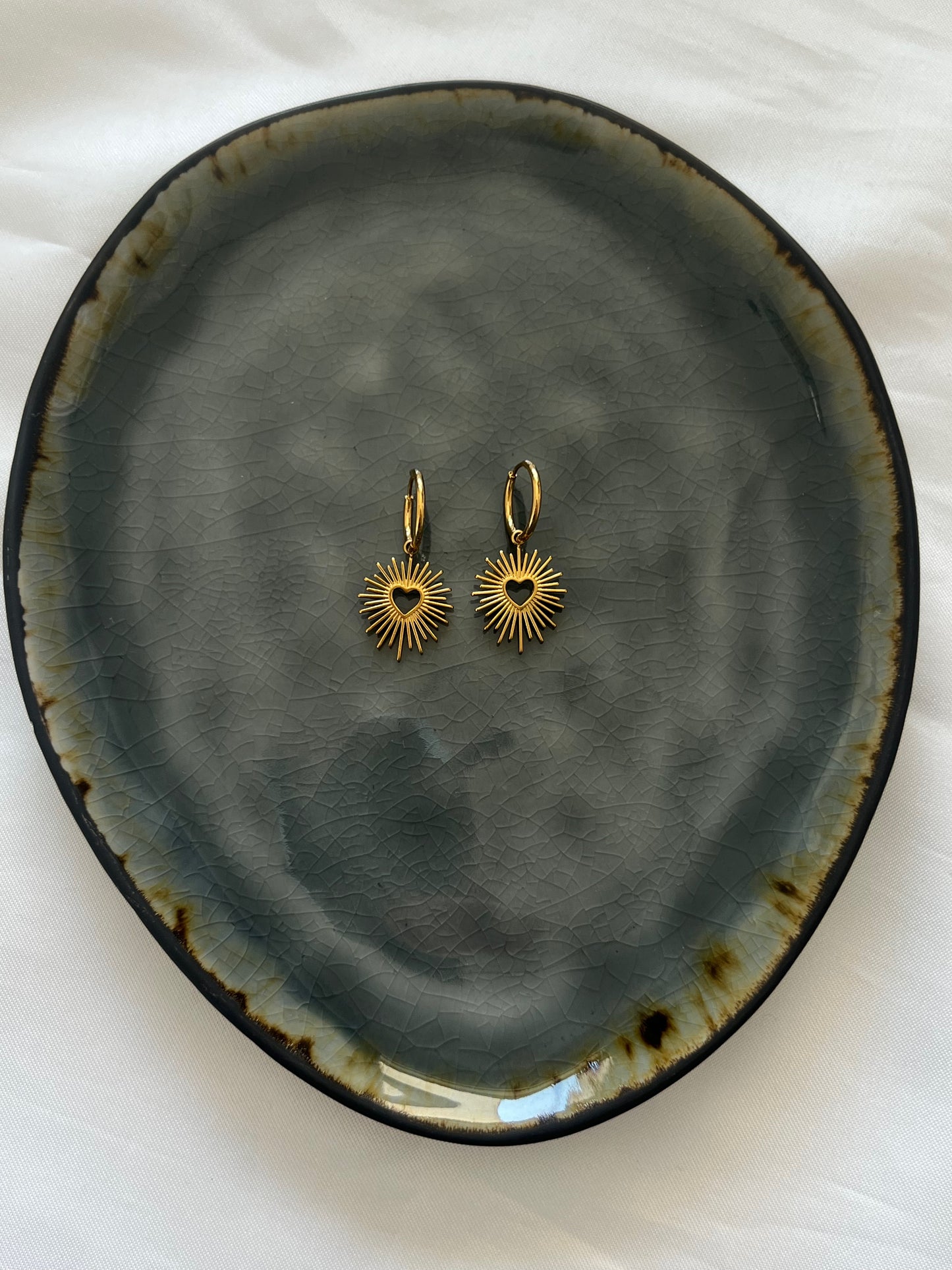 ‘ZARA’ oorbellen - goud/zilver